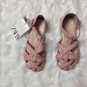 Zara little girl Sandals 10.5